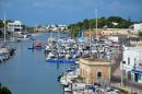 Ciutadella, Menorca: Marina where we stayed in Menorca for a couple of nights.  We thought it might not be too bad as it was off season, still 72 Euros a night!!!  The price in high season was double that.  The anchorage just did not work out too rough and rolly...